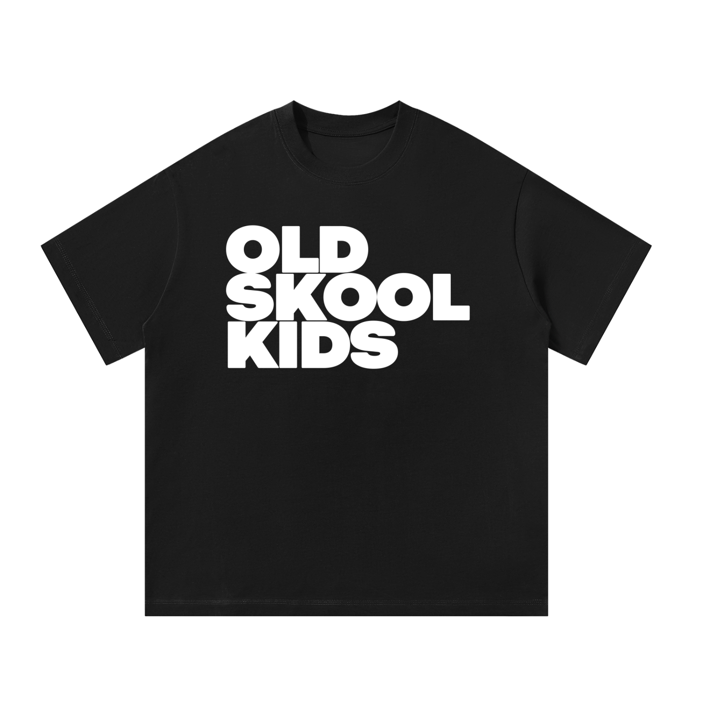 Old Skool Kids Bold Stacked Oversized Tee