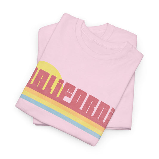 Retro California Sunset Tee