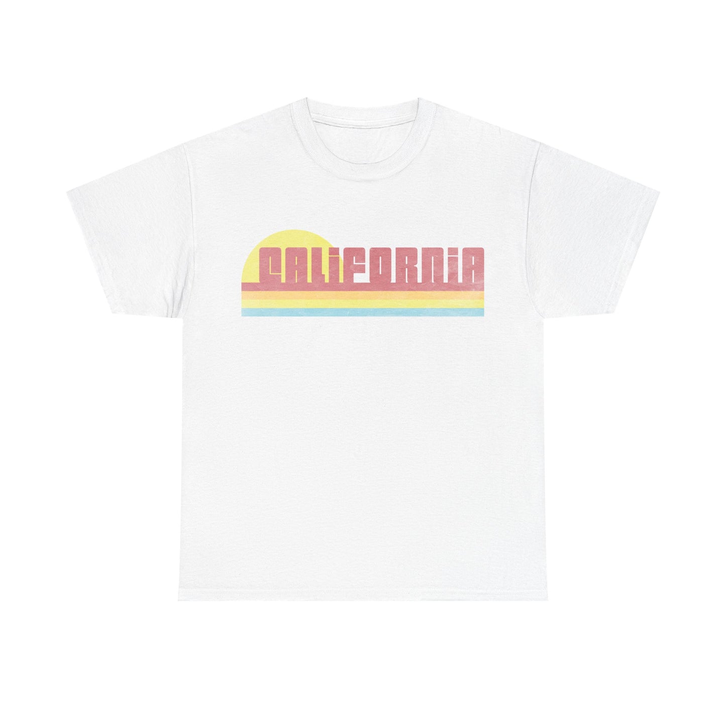 Retro California Sunset Tee