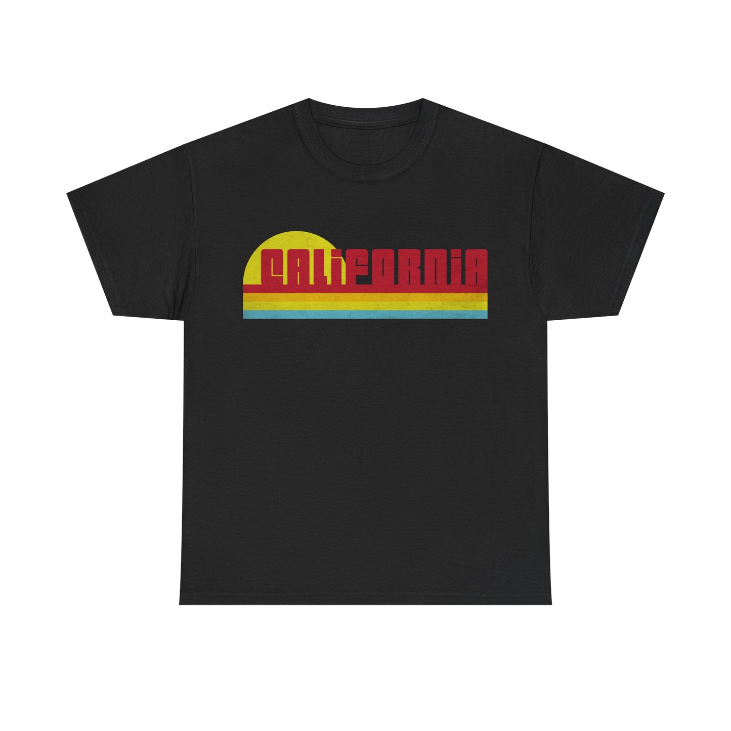 Retro California Sunset Tee