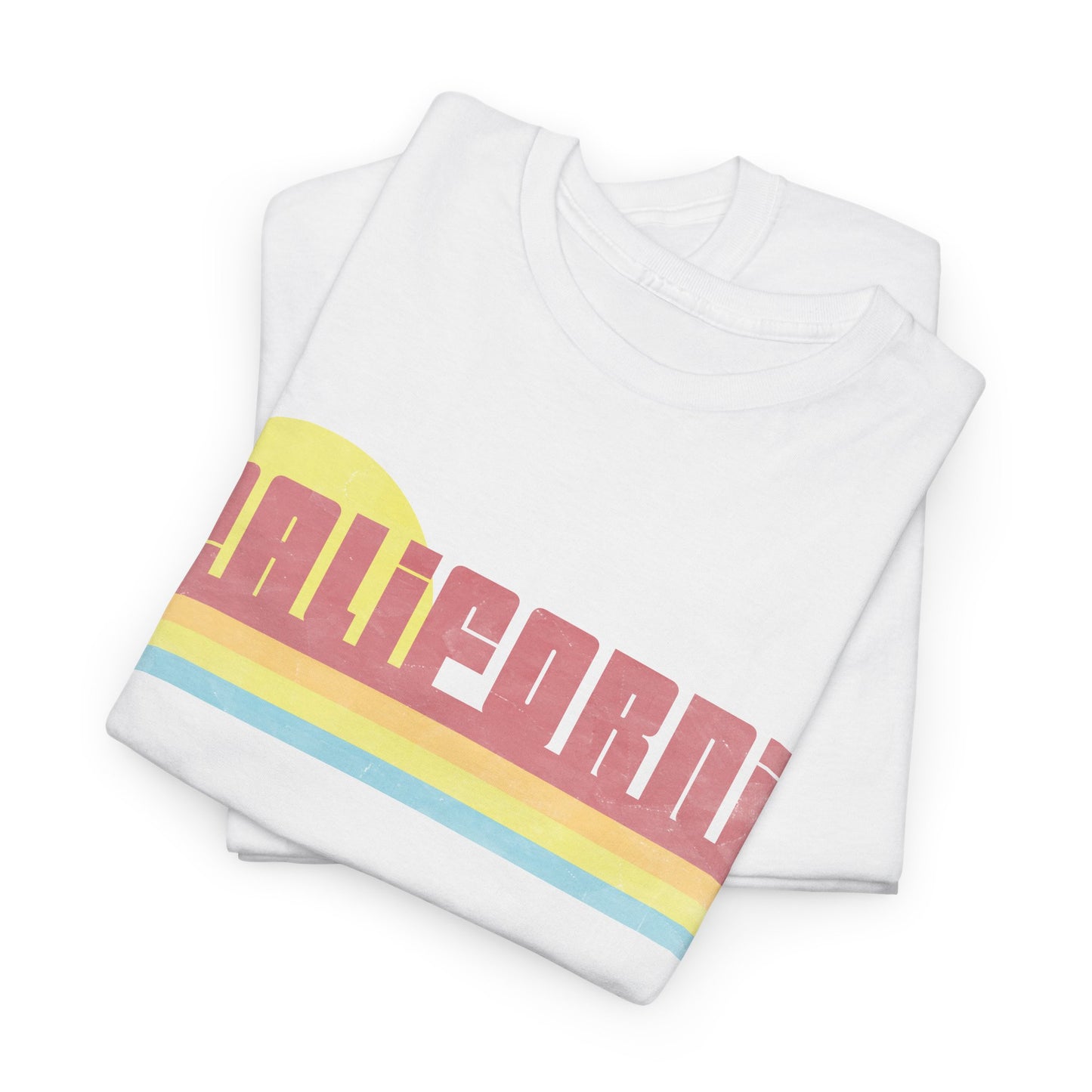 Retro California Sunset Tee